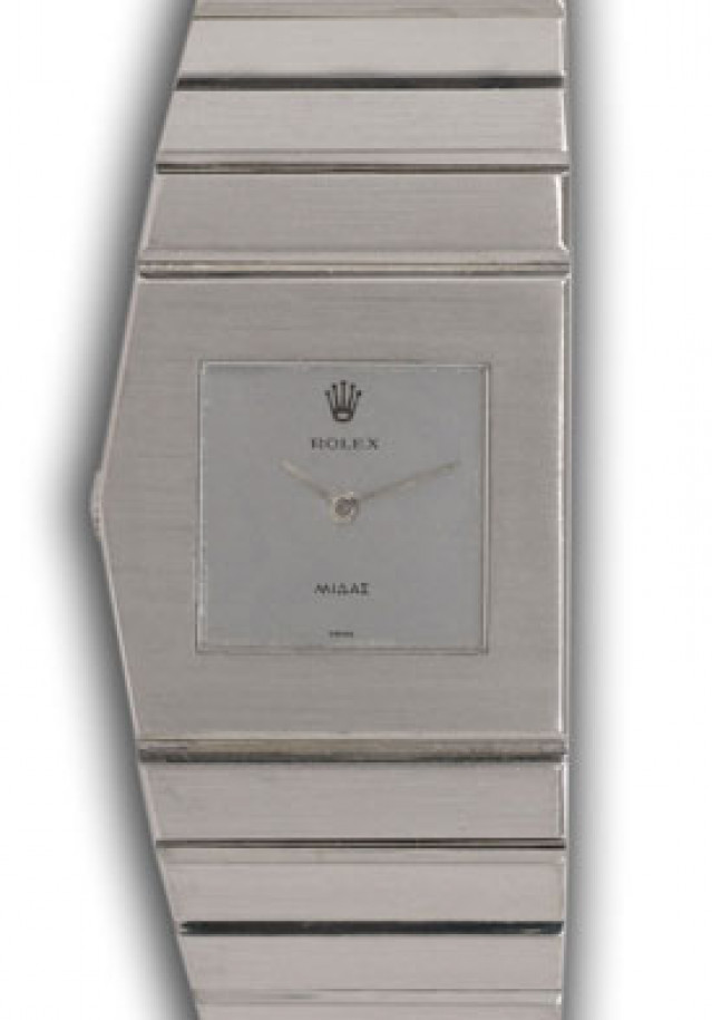 Rolex 9630 White Gold on Midas Steel with Rolex Crown